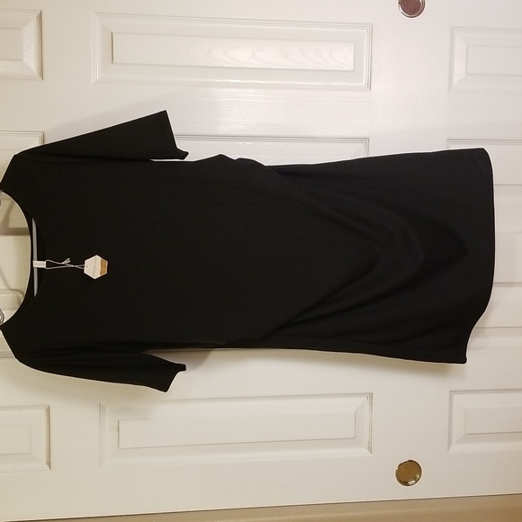 Pinkblush Dresses & Skirts - NWT Pinkblush Maternity Black Stretch Shift Dress - 1X
